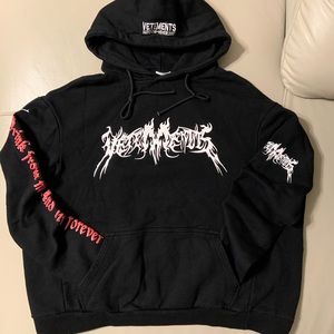 Vetements black hoodie